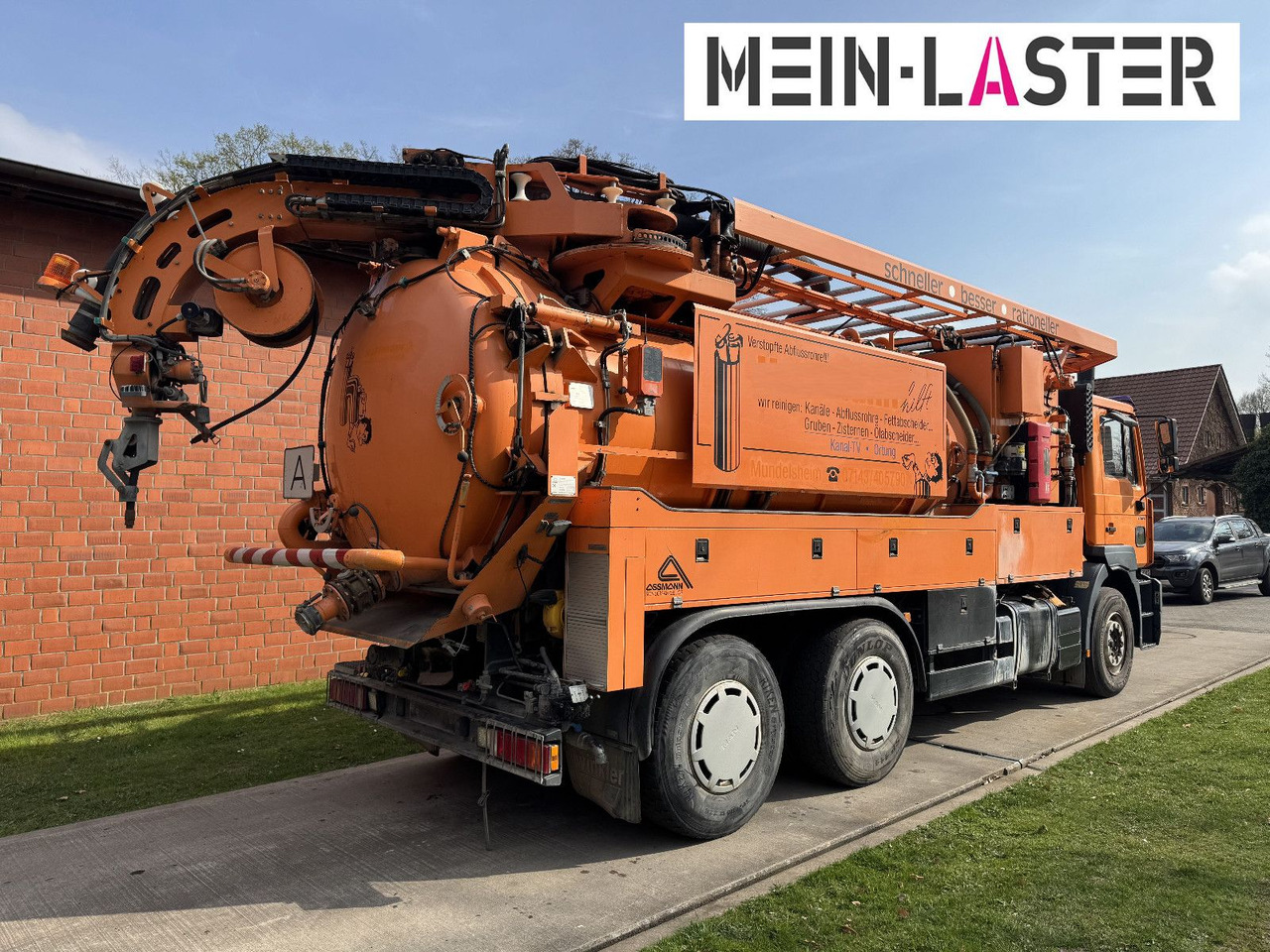 MAN FE 410 Assmann Saug HD Spüler Recycling + FB. - Vakuumska cisterna: slika 5 MAN FE 410 Assmann Saug HD Spüler Recycling + FB. - Vakuumska cisterna: slika 5