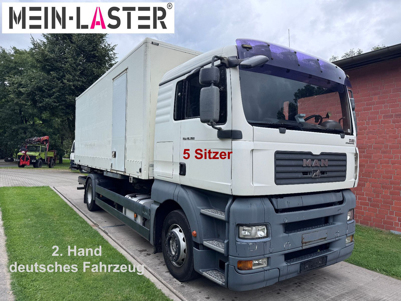 MAN TGA 18.350 BDF 5 Sitzer Klima nur 209.380 km - Kamion sa zatvorenim sandukom: slika 1 MAN TGA 18.350 BDF 5 Sitzer Klima nur 209.380 km - Kamion sa zatvorenim sandukom: slika 1
