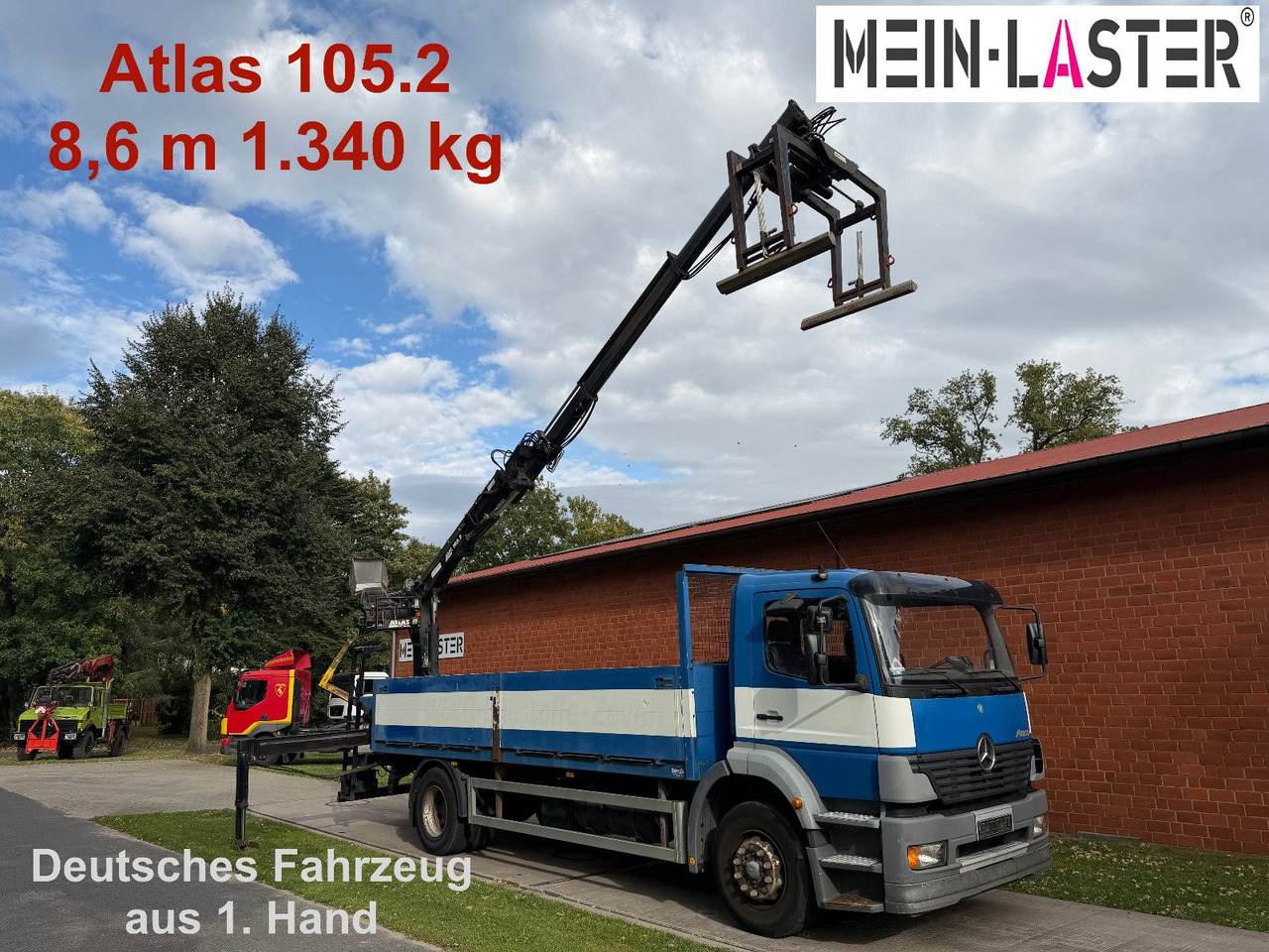 Mercedes-Benz 1823 Atego Atlas 105.2 1.Hand nur 226.000 km - Kamion sa tovarnim sandukom, Kamion sa dizalicom: slika 1 Mercedes-Benz 1823 Atego Atlas 105.2 1.Hand nur 226.000 km - Kamion sa tovarnim sandukom, Kamion sa dizalicom: slika 1