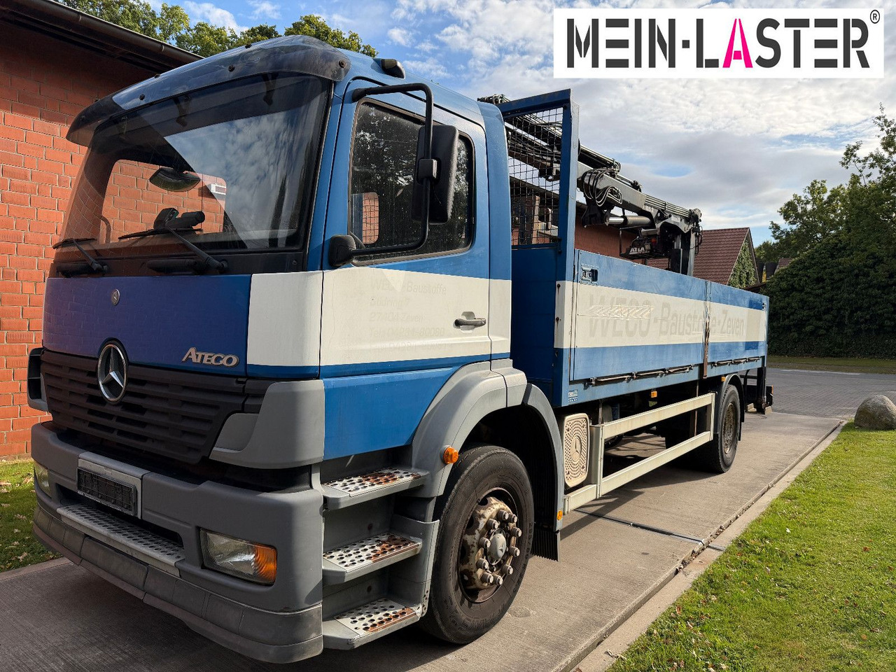 Mercedes-Benz 1823 Atego Atlas 105.2 1.Hand nur 226.000 km - Kamion sa tovarnim sandukom, Kamion sa dizalicom: slika 2 Mercedes-Benz 1823 Atego Atlas 105.2 1.Hand nur 226.000 km - Kamion sa tovarnim sandukom, Kamion sa dizalicom: slika 2