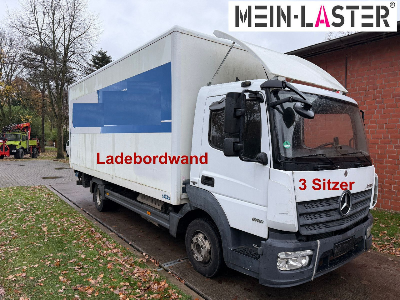 Mercedes-Benz Atego 816 LBW AHK 3 Sitzer - Dostavno vozilo sa zatvorenim sandukom: slika 1 Mercedes-Benz Atego 816 LBW AHK 3 Sitzer - Dostavno vozilo sa zatvorenim sandukom: slika 1