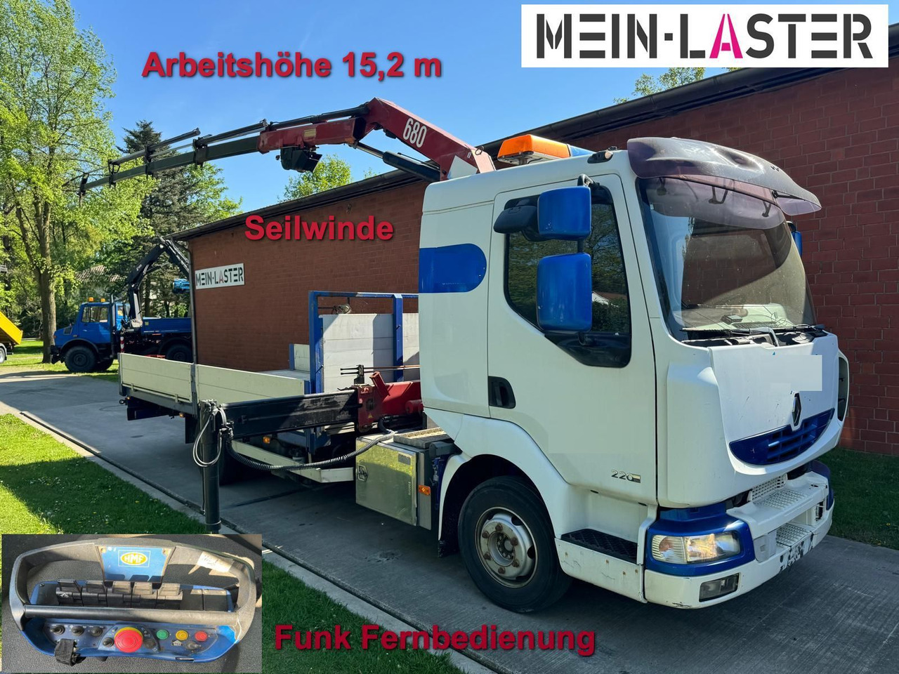 Renault Midlum 220 HMF 683 K4 15m-400 Kg Funk Seilwinde - Kamion sa dizalicom: slika 1 Renault Midlum 220 HMF 683 K4 15m-400 Kg Funk Seilwinde - Kamion sa dizalicom: slika 1