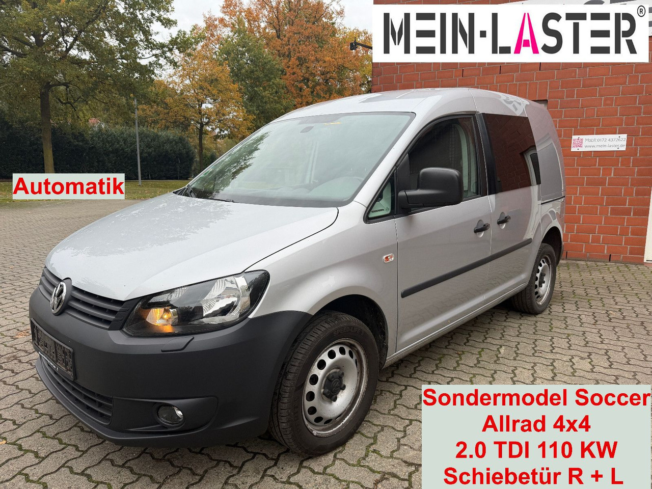 Volkswagen Caddy 2.0 TDI Kasten Soccer 4Motion Automatik - Karavan: slika 1 Volkswagen Caddy 2.0 TDI Kasten Soccer 4Motion Automatik - Karavan: slika 1