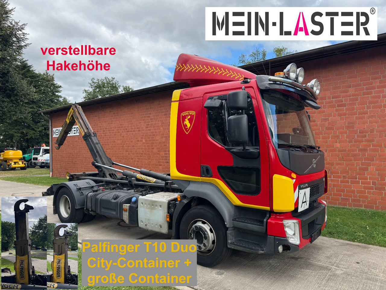 Volvo FL 250 Palfinger T10Duo City + StandardContainer - Kamion sa hidrauličnom kukom: slika 1 Volvo FL 250 Palfinger T10Duo City + StandardContainer - Kamion sa hidrauličnom kukom: slika 1