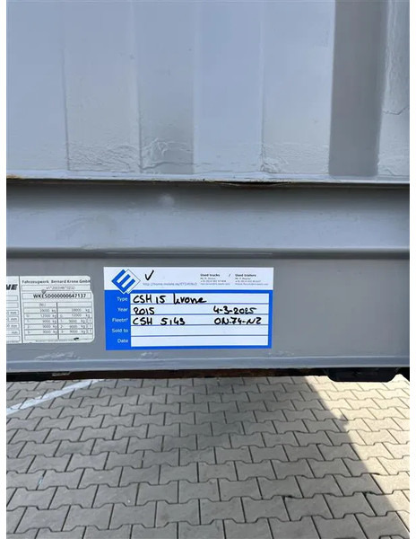 Krone 100x 2015 XL MEGA P400 HUCKEPACK - Poluprikolica sa zatvorenim sandukom: slika 2 Krone 100x 2015 XL MEGA P400 HUCKEPACK - Poluprikolica sa zatvorenim sandukom: slika 2