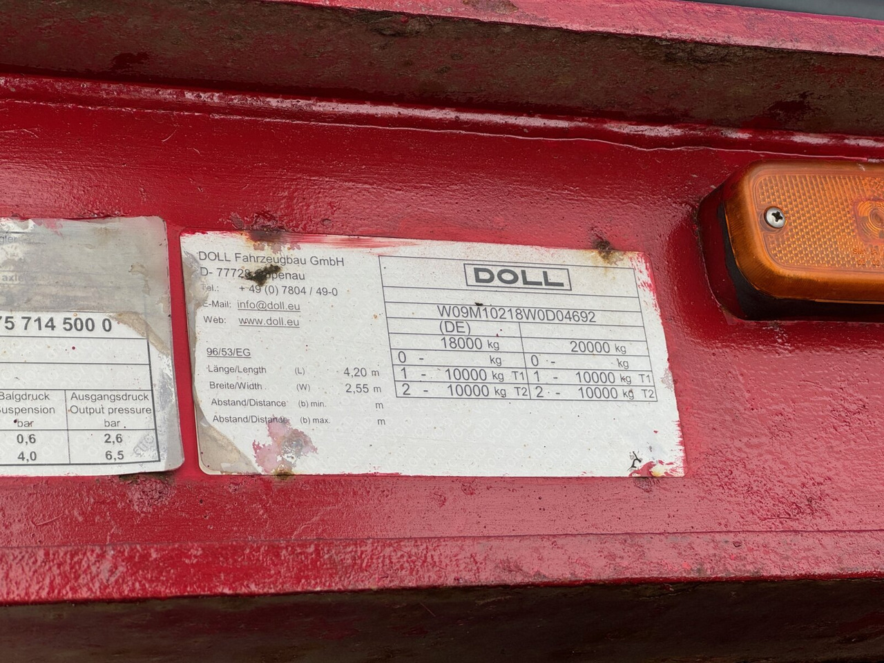 Prikolica šticarka Doll M135 Nachläufer M135 Nachläufer: slika 7