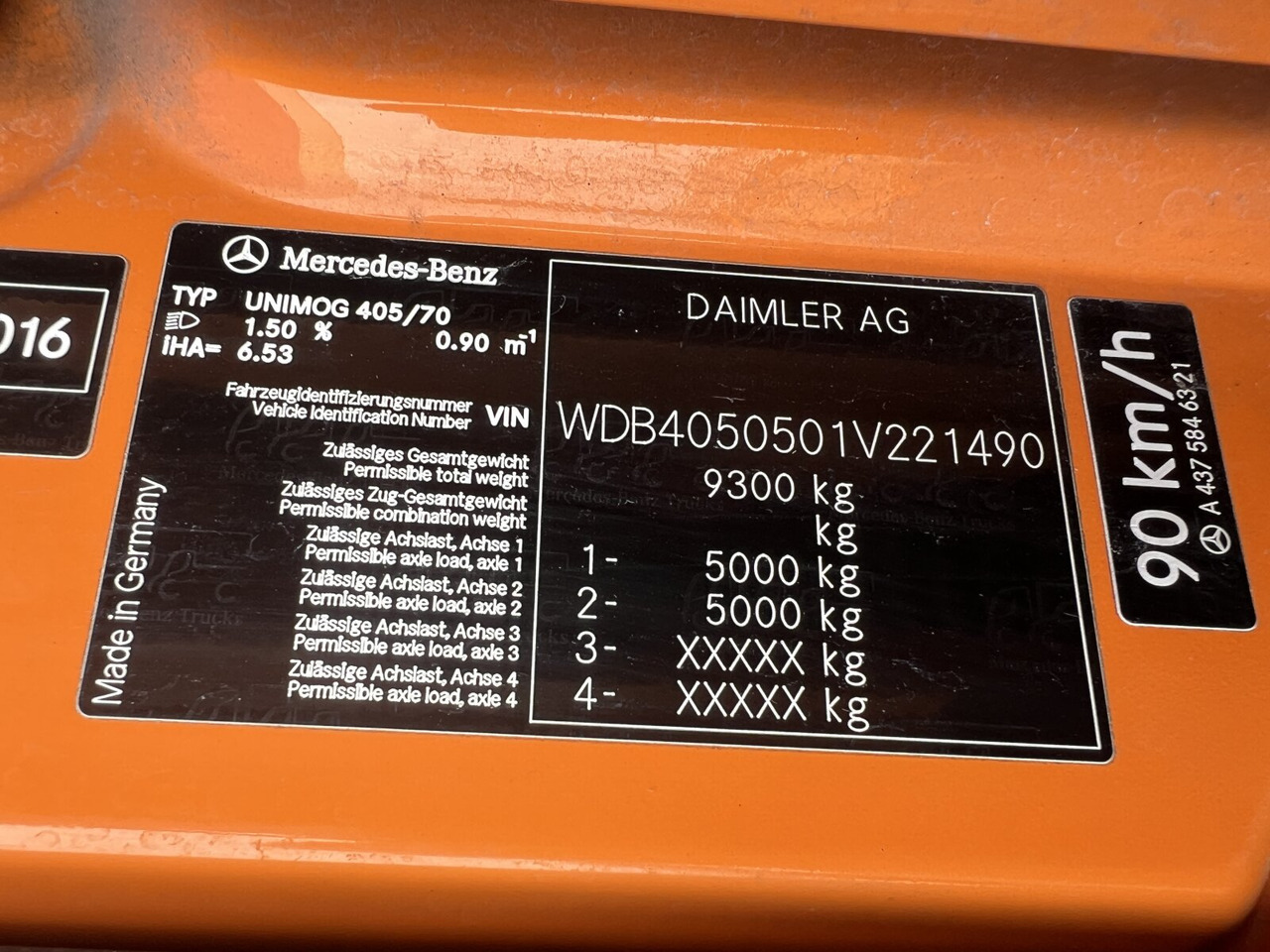 Unimog U 20 U405/70 4x4 U 20 U405/70 4x4, Kipper, Winterdienstplatte - Dostavno vozilo: slika 5 Unimog U 20 U405/70 4x4 U 20 U405/70 4x4, Kipper, Winterdienstplatte - Dostavno vozilo: slika 5