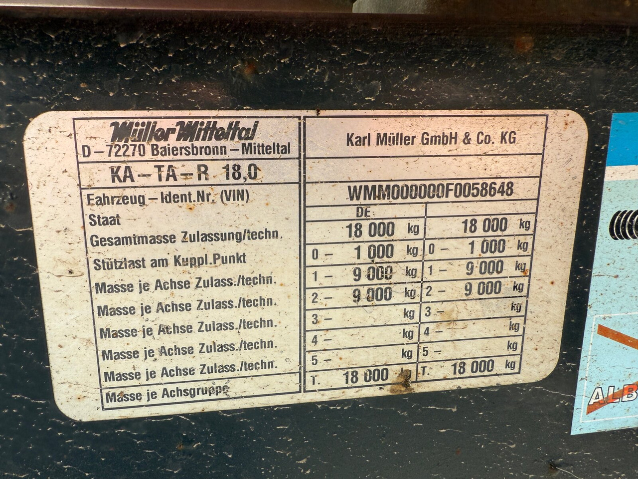 KA-TA-R 18.0 KA-TA-R 18.0, Alu-Bordwände, ca. 10m³ - Prikolica istovarivača: slika 2 KA-TA-R 18.0 KA-TA-R 18.0, Alu-Bordwände, ca. 10m³ - Prikolica istovarivača: slika 2