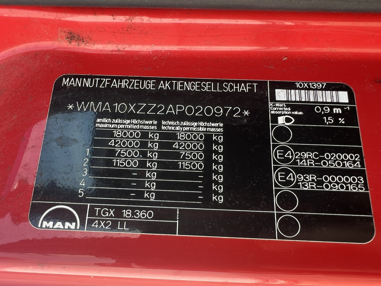 MAN TGX 18.360 4X2 LL TGX 18.360 4X2 LL, Fahrschule - Kamion: slika 4 MAN TGX 18.360 4X2 LL TGX 18.360 4X2 LL, Fahrschule - Kamion: slika 4