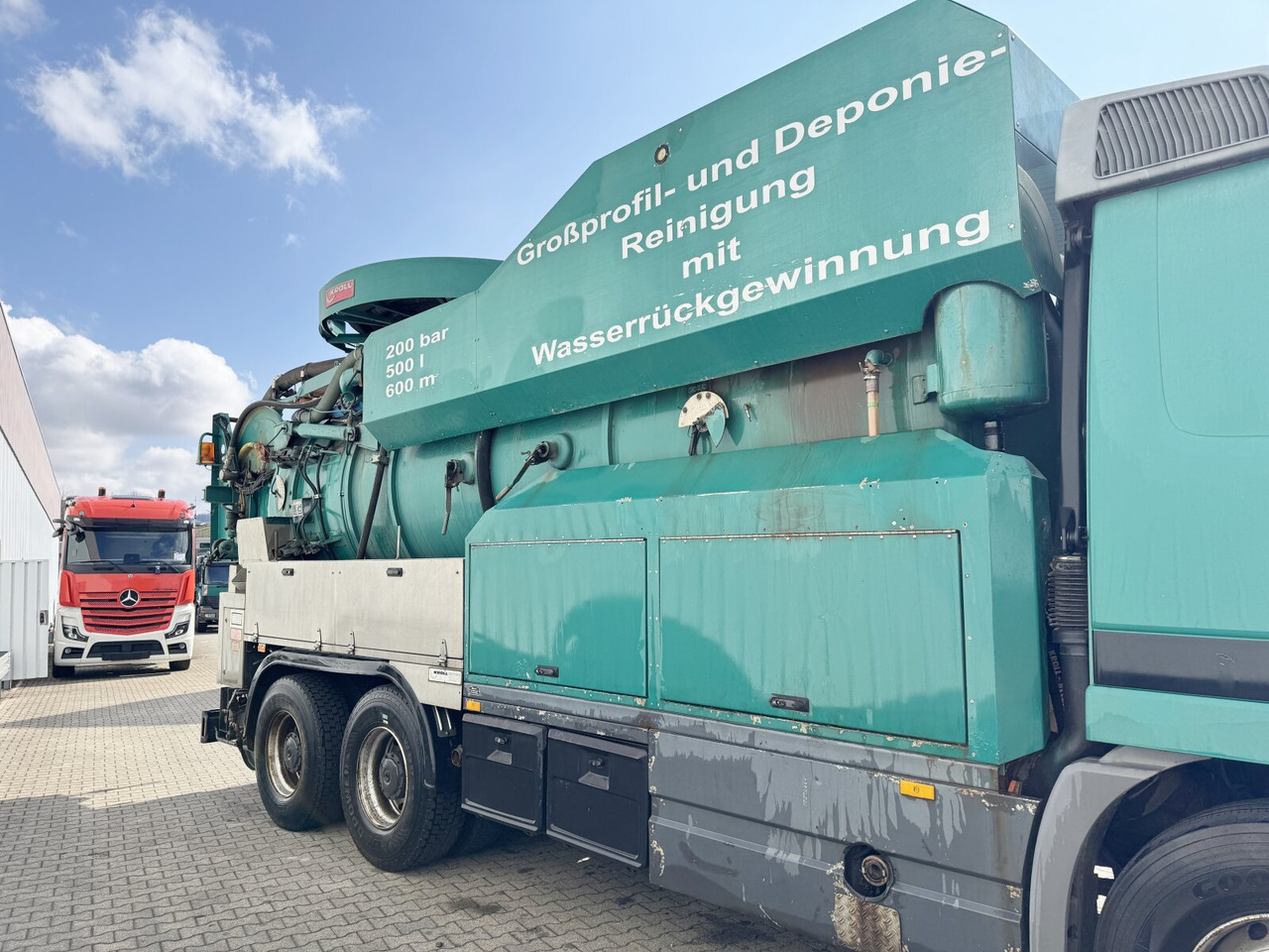Kamion Mercedes-Benz Actros 3348 6x4 Actros 3348 6x4, V8, Kroll Saug-/Spülwagen ca. 14m³, Wasserrückgewinnung, Funk: slika 10