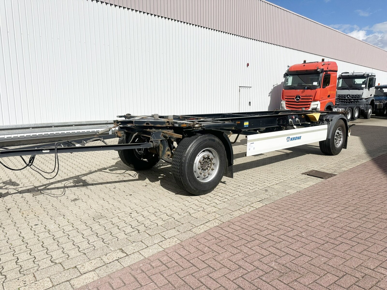 Krone AZW 18 AZW 18 - Prikolica za prevoz kontejnera/ Prikolica sa promenjivim sandukom: slika 1 Krone AZW 18 AZW 18 - Prikolica za prevoz kontejnera/ Prikolica sa promenjivim sandukom: slika 1