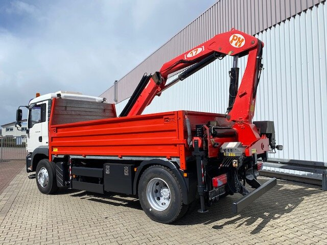 Kamion sa dizalicom, Kamion sa tovarnim sandukom MAN TGA 18.400 4x2 BL TGA 18.400 4x2 BL Pritsche Heckkran PM17523: slika 12