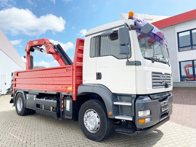 Kamion sa dizalicom, Kamion sa tovarnim sandukom MAN TGA 18.400 4x2 BL TGA 18.400 4x2 BL Pritsche Heckkran PM17523: slika 9