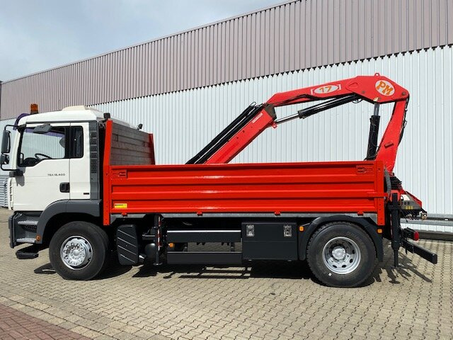 Kamion sa dizalicom, Kamion sa tovarnim sandukom MAN TGA 18.400 4x2 BL TGA 18.400 4x2 BL Pritsche Heckkran PM17523: slika 13