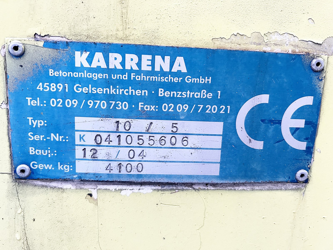 Mikser za beton MAN TGA 35.410 8x4 BB TGA 35.410 8x4 BB, Betonmischer Karrena 10m³: slika 10