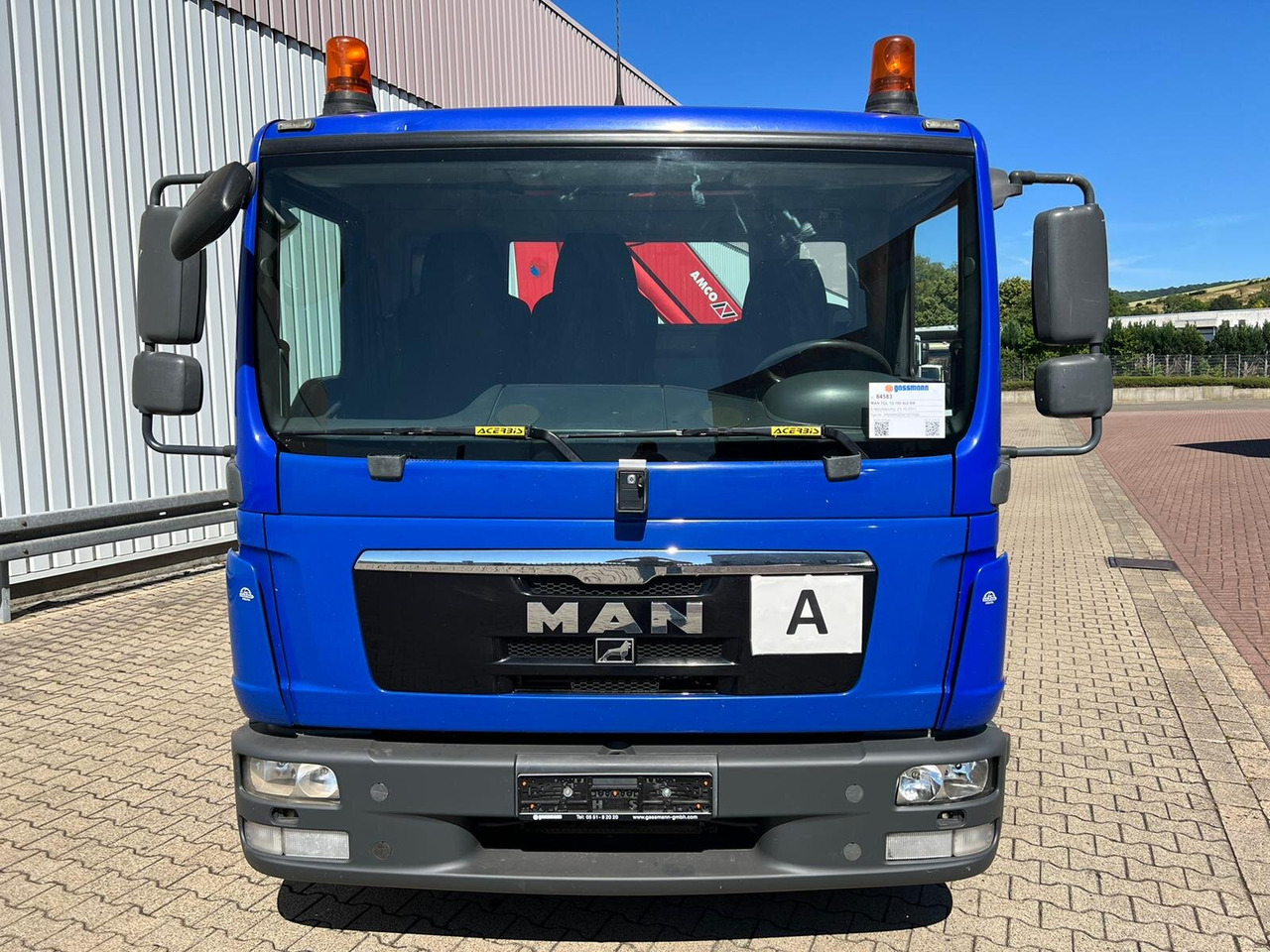 Kamion sa hidrauličnom kukom, Kamion sa dizalicom MAN TGL 12.180/210 4x2 BB TGL 12.180/210 4x2 BB, City-Abroller, Kran AMCO VEBA 807N2S: slika 8