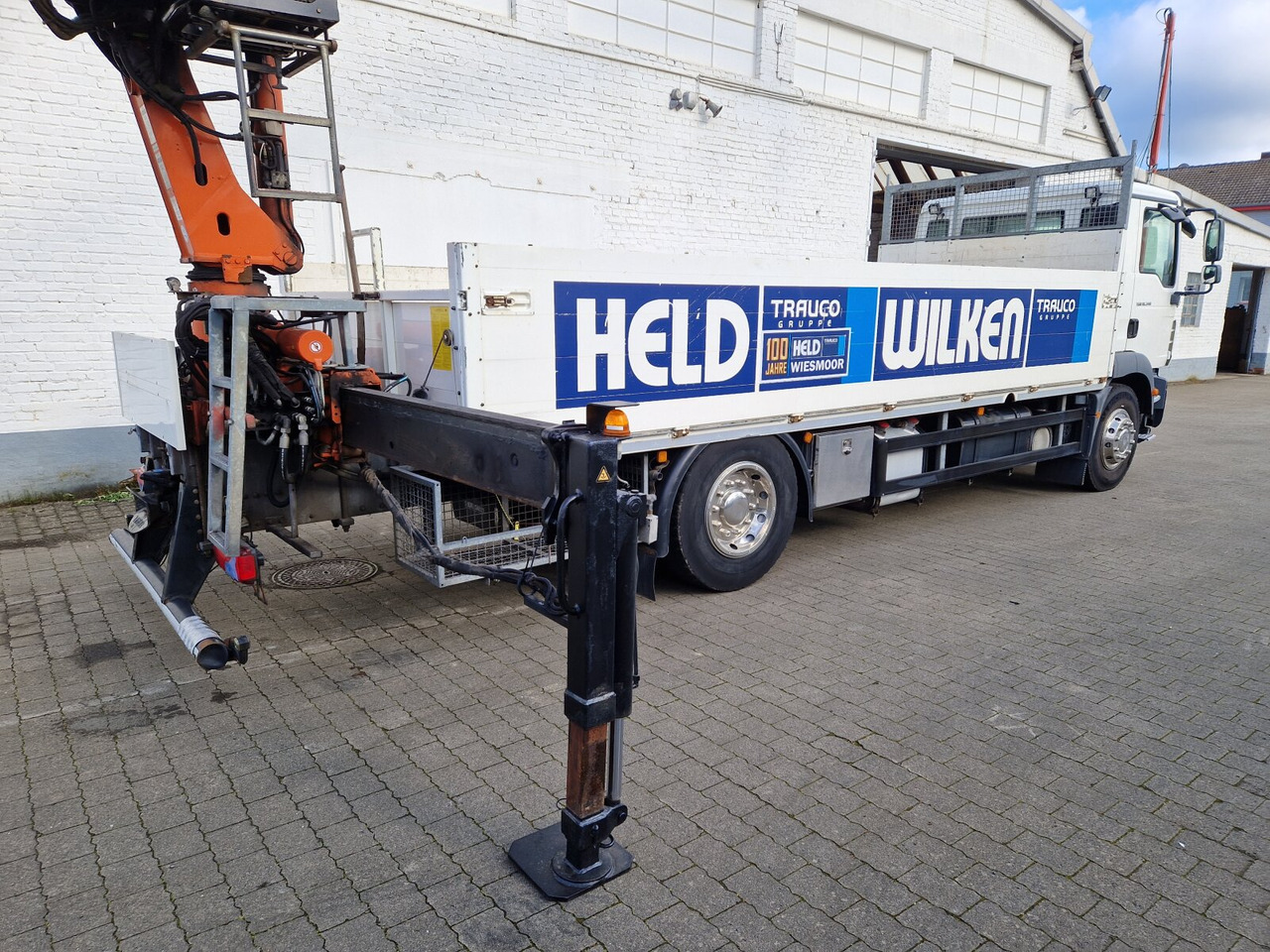 Kamion sa dizalicom, Kamion sa tovarnim sandukom MAN TGM 18.340 4x2 BL TGM 18.340 4x2 BL, Atlas Ladekran 135.2 V, 9.8m - 1040 kg: slika 9
