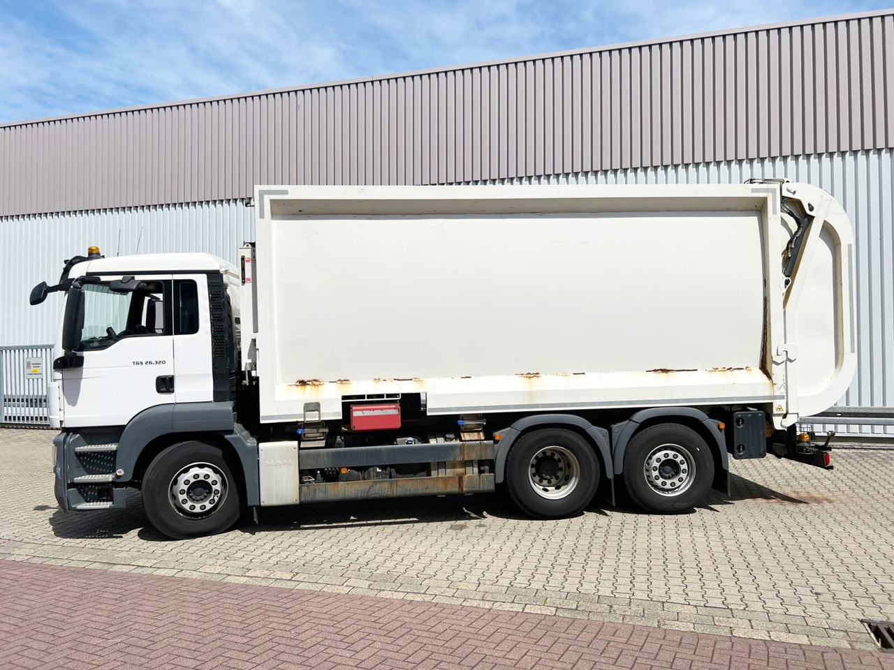 Kamion za smeće za prevoz smeća MAN TGS 26.320 6x2-4 LL TGS 26.320/400 6x2-4 LL, Rechtslenker, Retarder, Lift-/Lenkachse, VDL Translift Seitenlader: slika 13