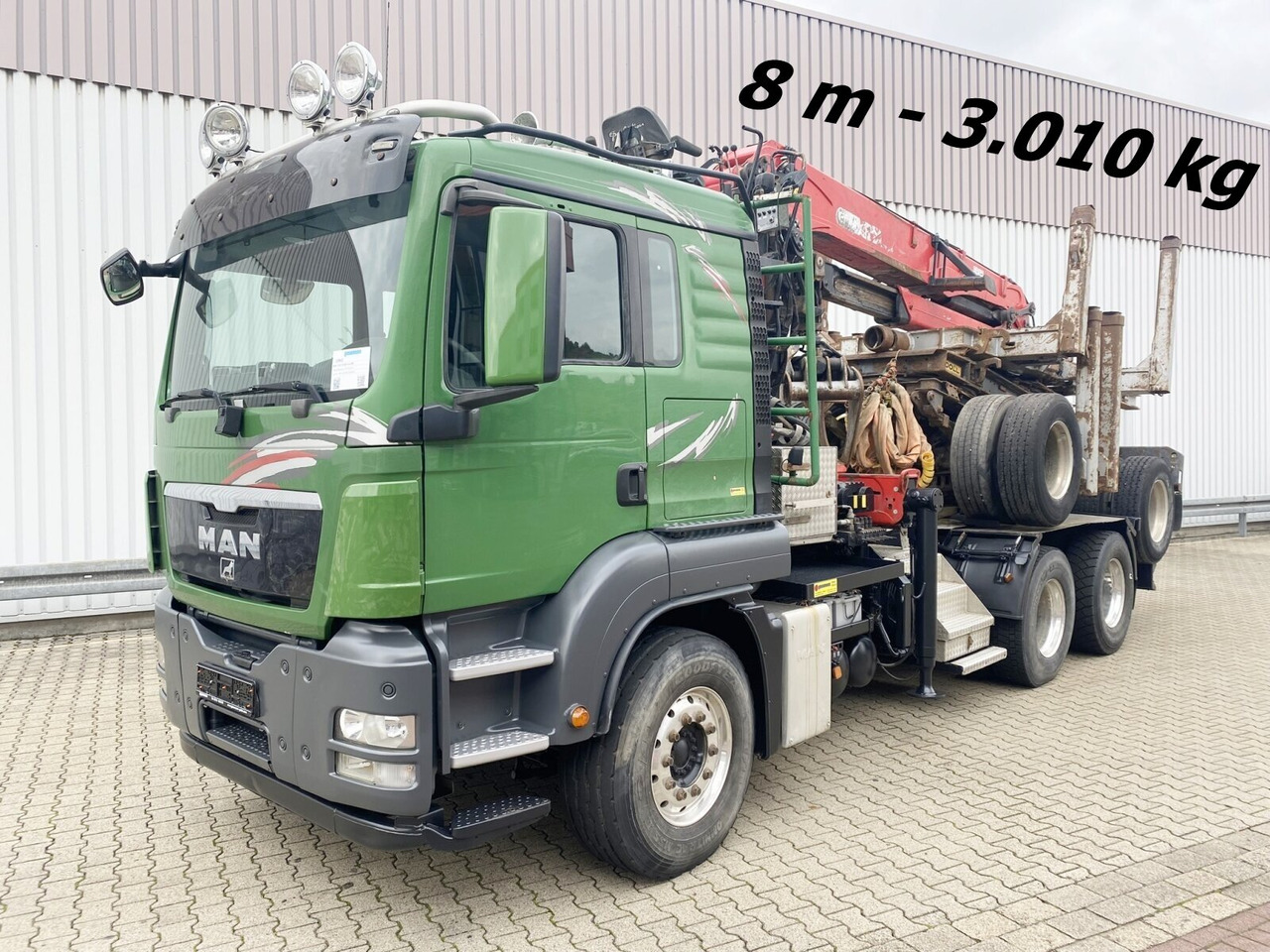 MAN TGS 26.480 6x4 BB TGS 26.480 6x4 BB, Intarder, Kran Epsilon S270L88, Langholz - Šticar, Kamion sa dizalicom: slika 1 MAN TGS 26.480 6x4 BB TGS 26.480 6x4 BB, Intarder, Kran Epsilon S270L88, Langholz - Šticar, Kamion sa dizalicom: slika 1