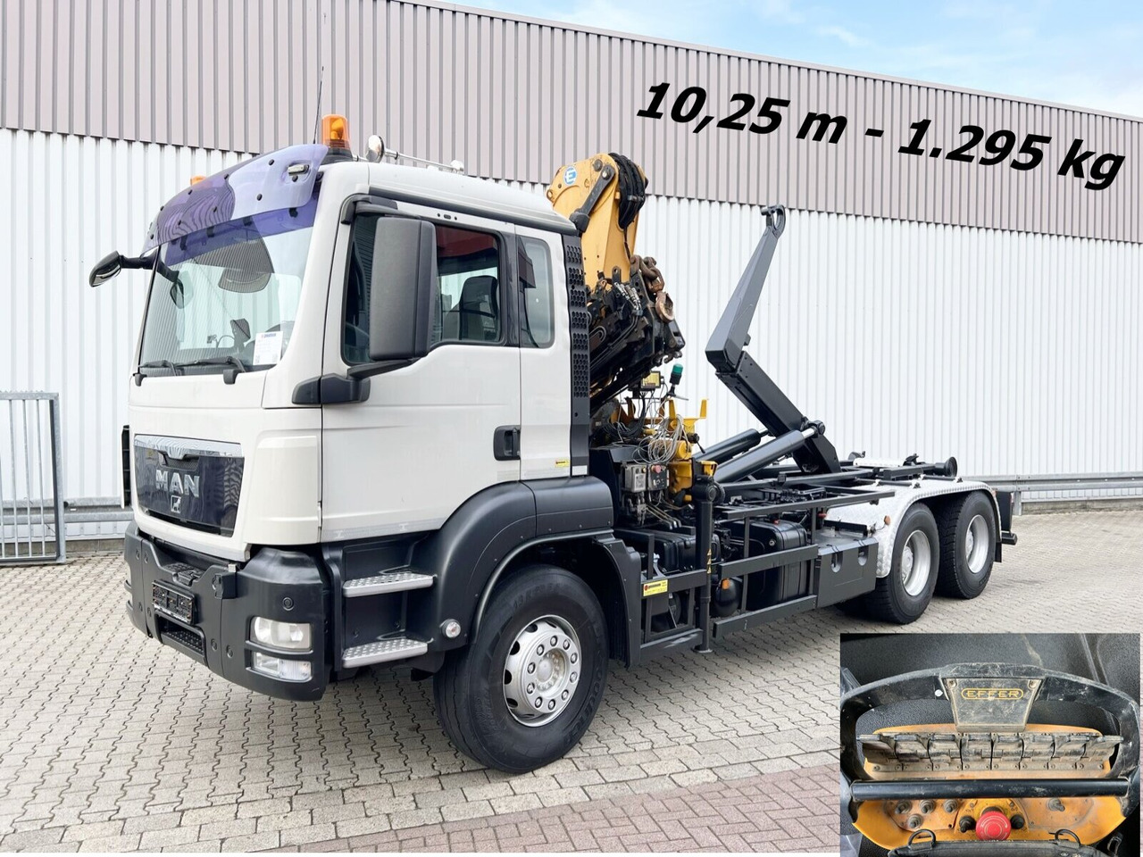 MAN TGS 33.440 6X4 BL TGS 33.440 6X4 BL mit Kran Effer 165-3S, Funk - Kamion sa hidrauličnom kukom, Kamion sa dizalicom: slika 1 MAN TGS 33.440 6X4 BL TGS 33.440 6X4 BL mit Kran Effer 165-3S, Funk - Kamion sa hidrauličnom kukom, Kamion sa dizalicom: slika 1