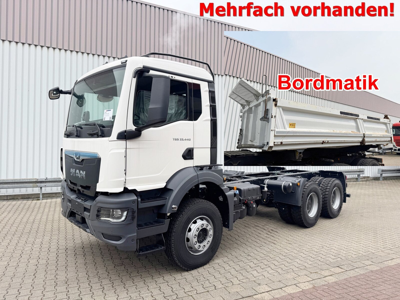 MAN TGS 33.440 6x4 BB TGS 33.440 6x4 BB, Bordmatik, mehrfach vorhanden! - Istovarivač: slika 1 MAN TGS 33.440 6x4 BB TGS 33.440 6x4 BB, Bordmatik, mehrfach vorhanden! - Istovarivač: slika 1