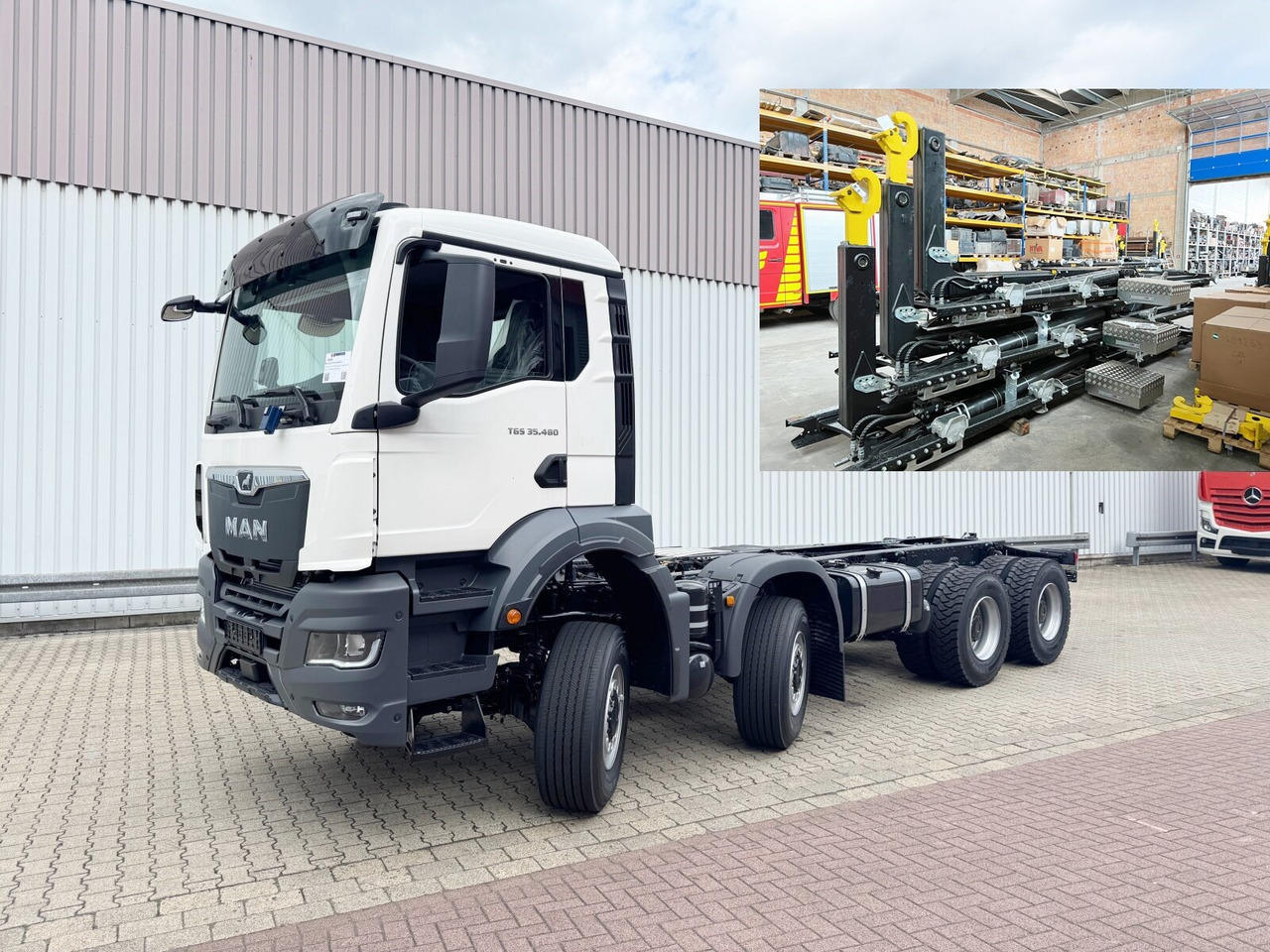 MAN TGS 35.480 8x8 BB CH TGS 35.480 8x8 BB CH, Hohe Bauart, Nebenantrieb - Kamion sa hidrauličnom kukom: slika 1 MAN TGS 35.480 8x8 BB CH TGS 35.480 8x8 BB CH, Hohe Bauart, Nebenantrieb - Kamion sa hidrauličnom kukom: slika 1