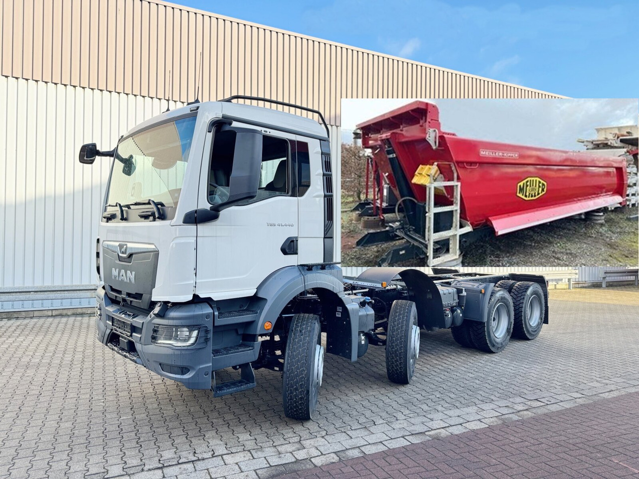 MAN TGS 41.440/480 8x4 BB TGS 41.440/480 8x4 BB, 5x VORHANDEN, Meiller Stahlmulde 18m³ - Kiper: slika 1 MAN TGS 41.440/480 8x4 BB TGS 41.440/480 8x4 BB, 5x VORHANDEN, Meiller Stahlmulde 18m³ - Kiper: slika 1