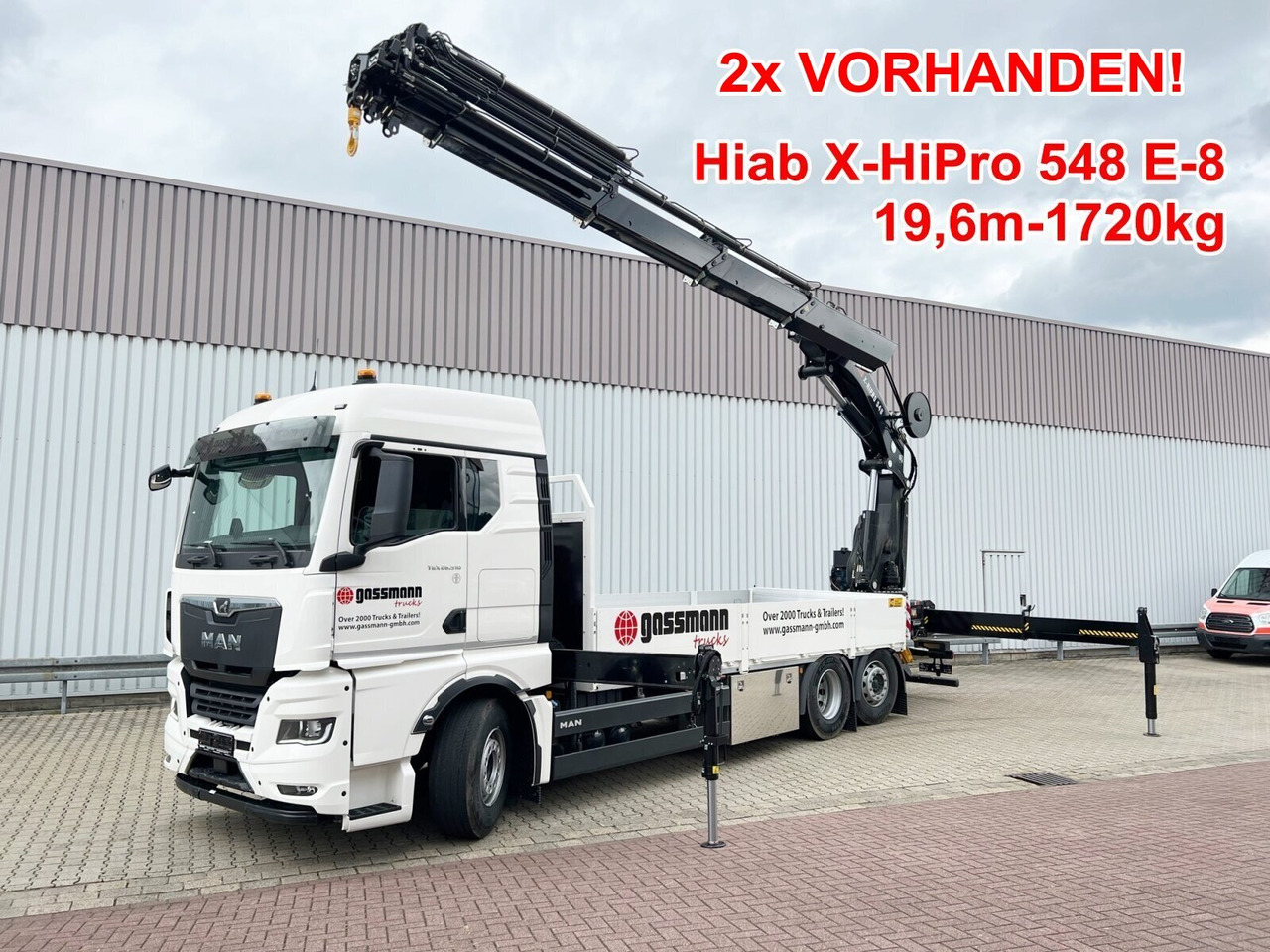 MAN TGX 26.510 6x2-4 LL CH TGX 26.510 6x2-4 LL, Kran Hiab X-HiPro 548 E-8, Lenk-/Liftachse, TwistLock 20Fuß, Funk, Retarder - Kamion sa dizalicom, Kamion sa tovarnim sandukom: slika 1 MAN TGX 26.510 6x2-4 LL CH TGX 26.510 6x2-4 LL, Kran Hiab X-HiPro 548 E-8, Lenk-/Liftachse, TwistLock 20Fuß, Funk, Retarder - Kamion sa dizalicom, Kamion sa tovarnim sandukom: slika 1