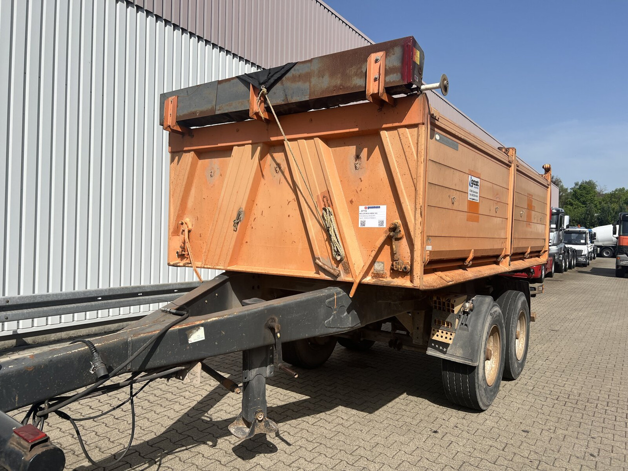 Meiller Meiller MZDA 18/2 Meiller MZDA 18/2, geteilte Bordwände - Prikolica istovarivača: slika 4 Meiller Meiller MZDA 18/2 Meiller MZDA 18/2, geteilte Bordwände - Prikolica istovarivača: slika 4