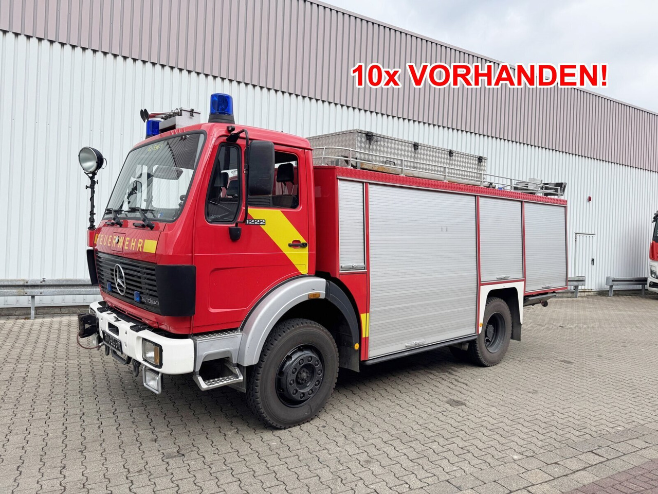 Mercedes-Benz 1222 AF 4x4 Rüstwagen RW 2 1222 AF 4x4, Rüstwagen RW 2, Seilwinde - Vozilo hitne pomoći: slika 1 Mercedes-Benz 1222 AF 4x4 Rüstwagen RW 2 1222 AF 4x4, Rüstwagen RW 2, Seilwinde - Vozilo hitne pomoći: slika 1