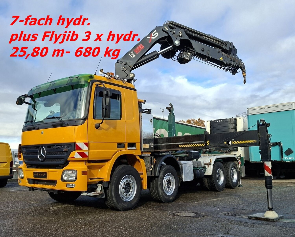 Mercedes-Benz Actros 4146 K 8x4/4 Actros 4146 K 8x4/4, Retarder, Kran Hiab XS 477 E-7 HiPro, Flyjib, Seilwinde, Funk - Kamion sa hidrauličnom kukom, Kamion sa dizalicom: slika 1 Mercedes-Benz Actros 4146 K 8x4/4 Actros 4146 K 8x4/4, Retarder, Kran Hiab XS 477 E-7 HiPro, Flyjib, Seilwinde, Funk - Kamion sa hidrauličnom kukom, Kamion sa dizalicom: slika 1
