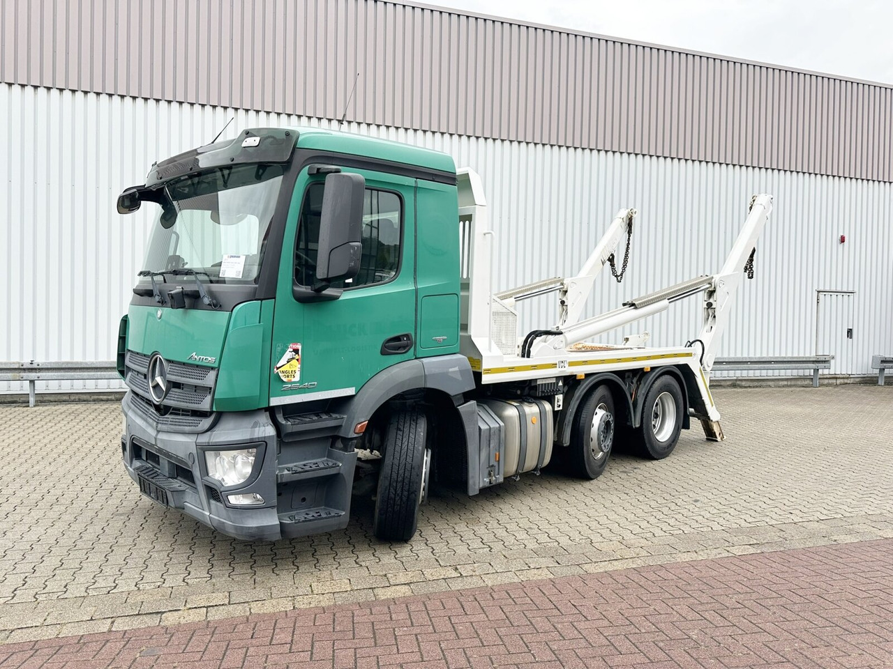 Mercedes-Benz Antos 2540 L 6x2 Antos 2540 L 6x2, Vorlauflenk-/Liftachse, Teleabsetzer - Kamion za utovaranje kontejnera: slika 1 Mercedes-Benz Antos 2540 L 6x2 Antos 2540 L 6x2, Vorlauflenk-/Liftachse, Teleabsetzer - Kamion za utovaranje kontejnera: slika 1