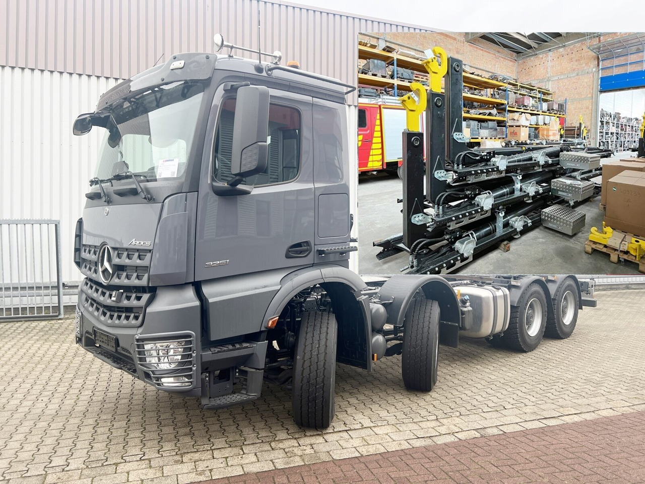 Mercedes-Benz Arocs 3251 L 8x4/4 Arocs 3251 L 8x4/4, Motorabtrieb - Kamion sa hidrauličnom kukom: slika 1 Mercedes-Benz Arocs 3251 L 8x4/4 Arocs 3251 L 8x4/4, Motorabtrieb - Kamion sa hidrauličnom kukom: slika 1