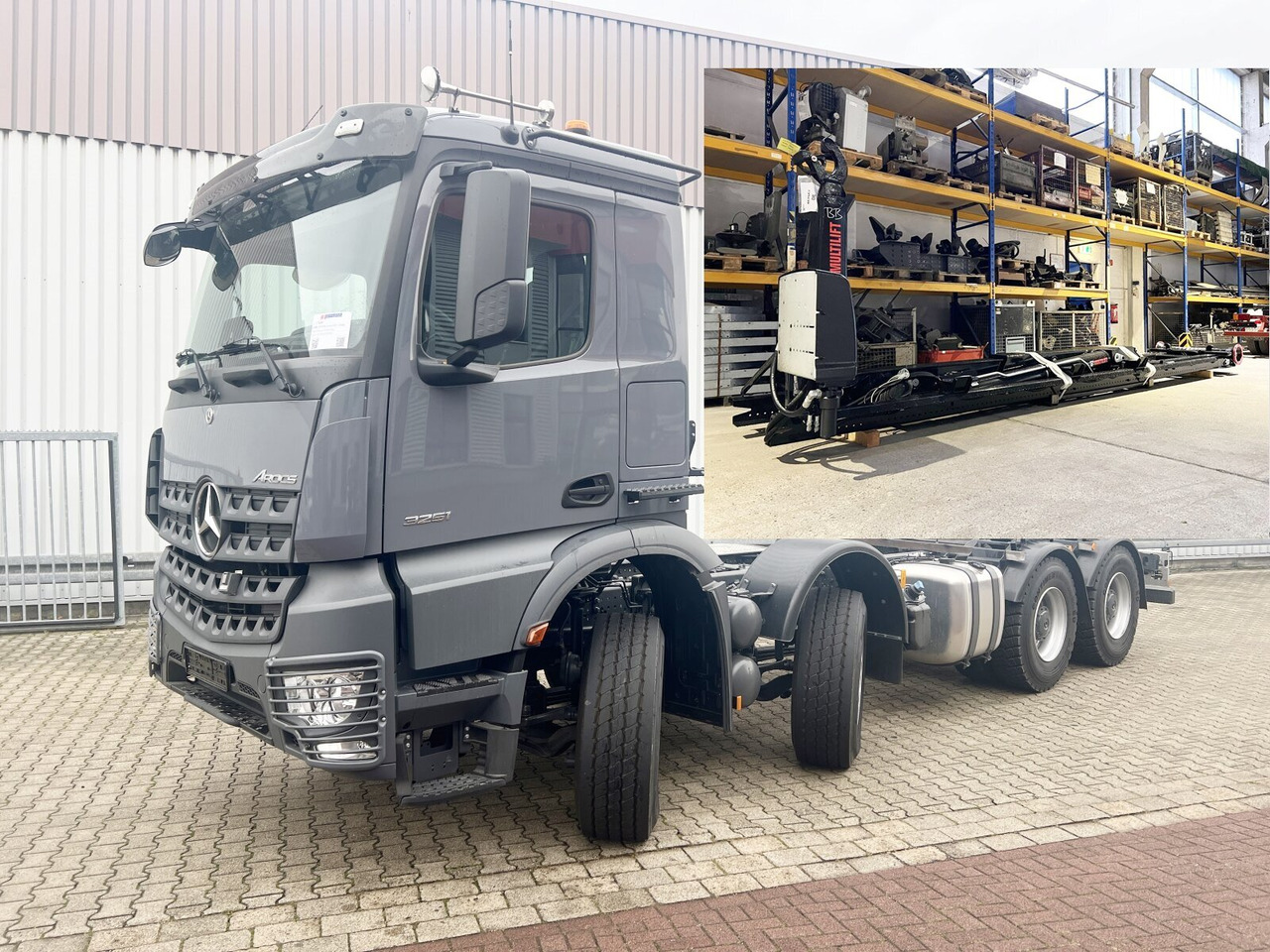 Mercedes-Benz Arocs 3251 L 8x4/4 Arocs 3251 L 8x4/4, Motorabtrieb - Kamion sa hidrauličnom kukom: slika 1 Mercedes-Benz Arocs 3251 L 8x4/4 Arocs 3251 L 8x4/4, Motorabtrieb - Kamion sa hidrauličnom kukom: slika 1