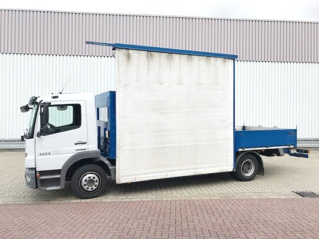 Kamion sa tovarnim sandukom, Kamion sa dizalicom Mercedes-Benz Atego 1224 L 4x2 Atego 1224 L 4x2 Glastransporter, gegen Aufpreis Heckkran Fassi F95A21: slika 13