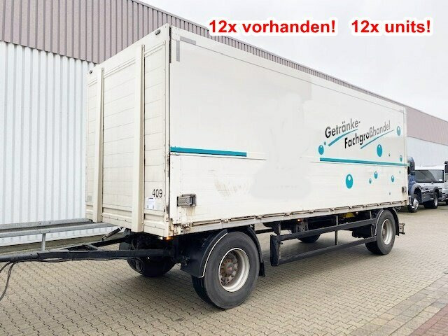 Orten PRASQ 18 Getränkeanhänger PRASQ 18 Getränkeanhänger, Stapleraufnahme, 12x VORHANDEN! - Prikolica sa zatvorenim sandukom: slika 1 Orten PRASQ 18 Getränkeanhänger PRASQ 18 Getränkeanhänger, Stapleraufnahme, 12x VORHANDEN! - Prikolica sa zatvorenim sandukom: slika 1
