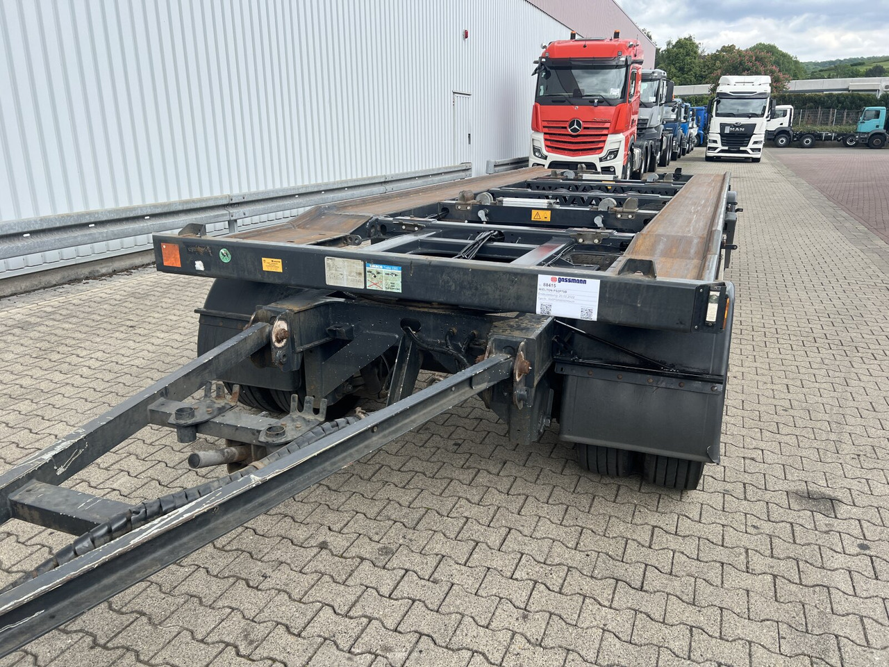 Abrol/ Autopodizač prikolica PS2P70B PS2P70B Abrollanhänger bis 7,25 m Behälter: slika 8