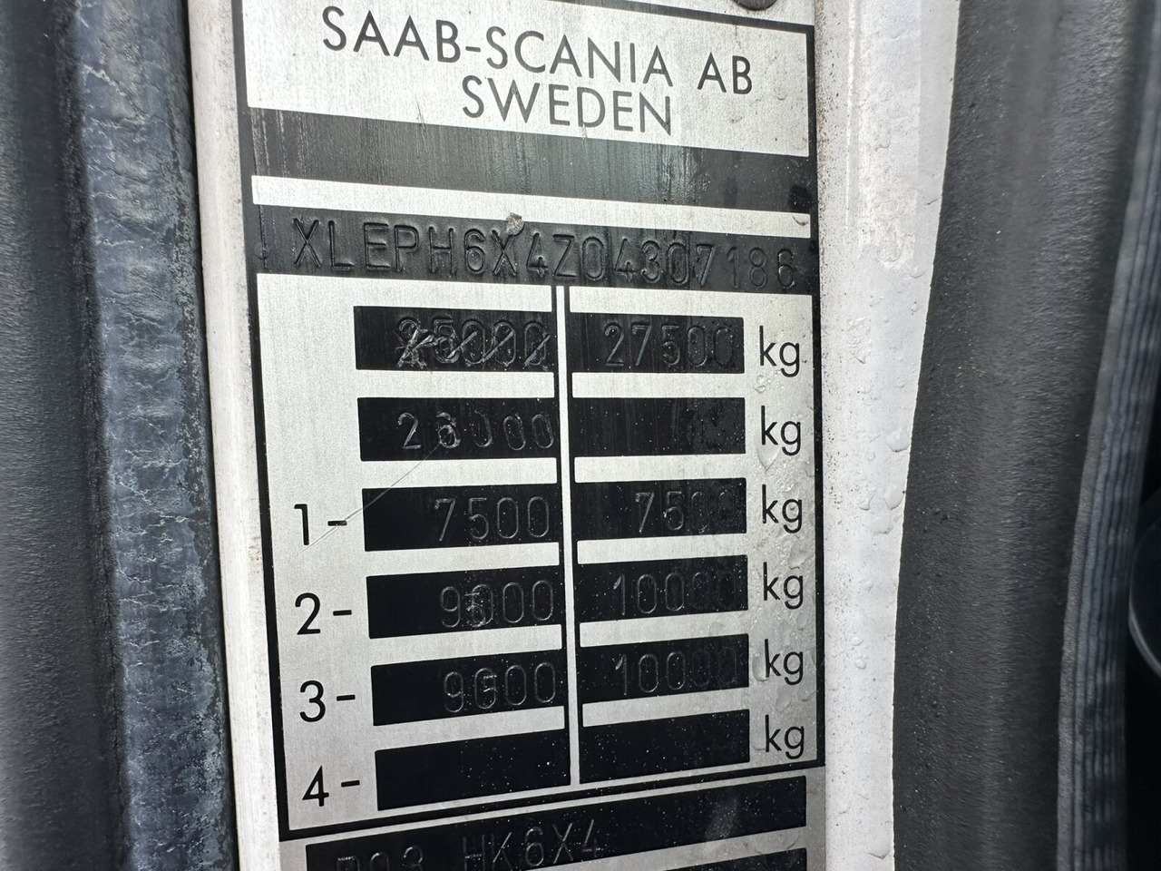 Scania P93 HK 250 6x4L P93 HK 250 6x4L, Abrollkipper - Kamion sa hidrauličnom kukom: slika 3 Scania P93 HK 250 6x4L P93 HK 250 6x4L, Abrollkipper - Kamion sa hidrauličnom kukom: slika 3