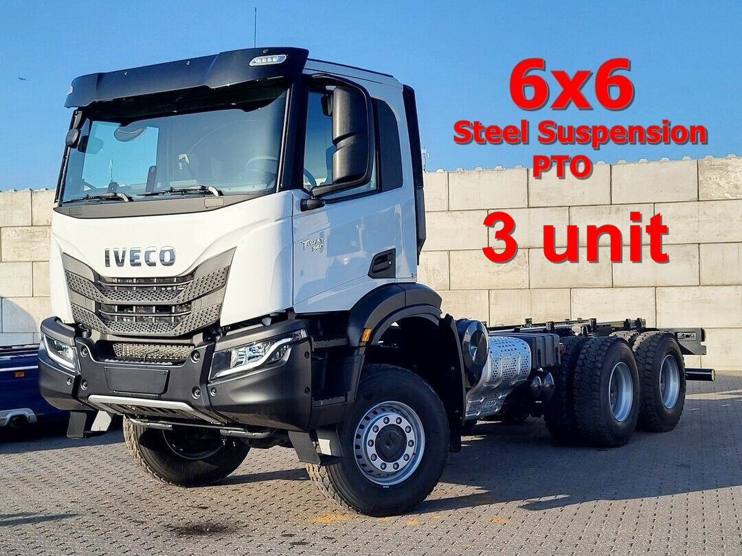 T-Way 360 6x6 T-Way 360 6x6, Nebenantrieb, 3x VORHANDEN! - Kamion sa golom šasijom i zatvorenom kabinom: slika 1 T-Way 360 6x6 T-Way 360 6x6, Nebenantrieb, 3x VORHANDEN! - Kamion sa golom šasijom i zatvorenom kabinom: slika 1