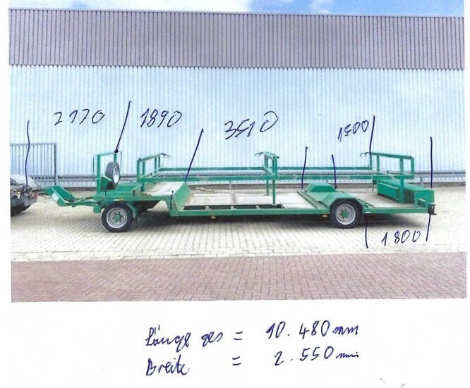 TL 6,4 Empl TL 6,4 Spezial-Tiefladeanhänger, Ex-Polizei - Plato prikolica: slika 5 TL 6,4 Empl TL 6,4 Spezial-Tiefladeanhänger, Ex-Polizei - Plato prikolica: slika 5