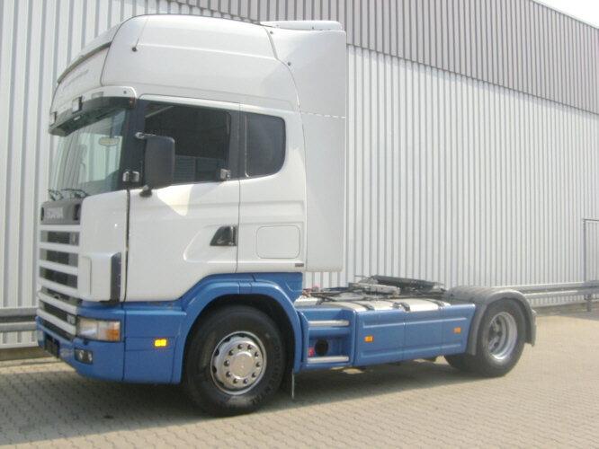 Scania 124 R 470 4x2 124R470 4x2, Kipphydraulik, 6 Zylinder - Tegljač: slika 1 Scania 124 R 470 4x2 124R470 4x2, Kipphydraulik, 6 Zylinder - Tegljač: slika 1