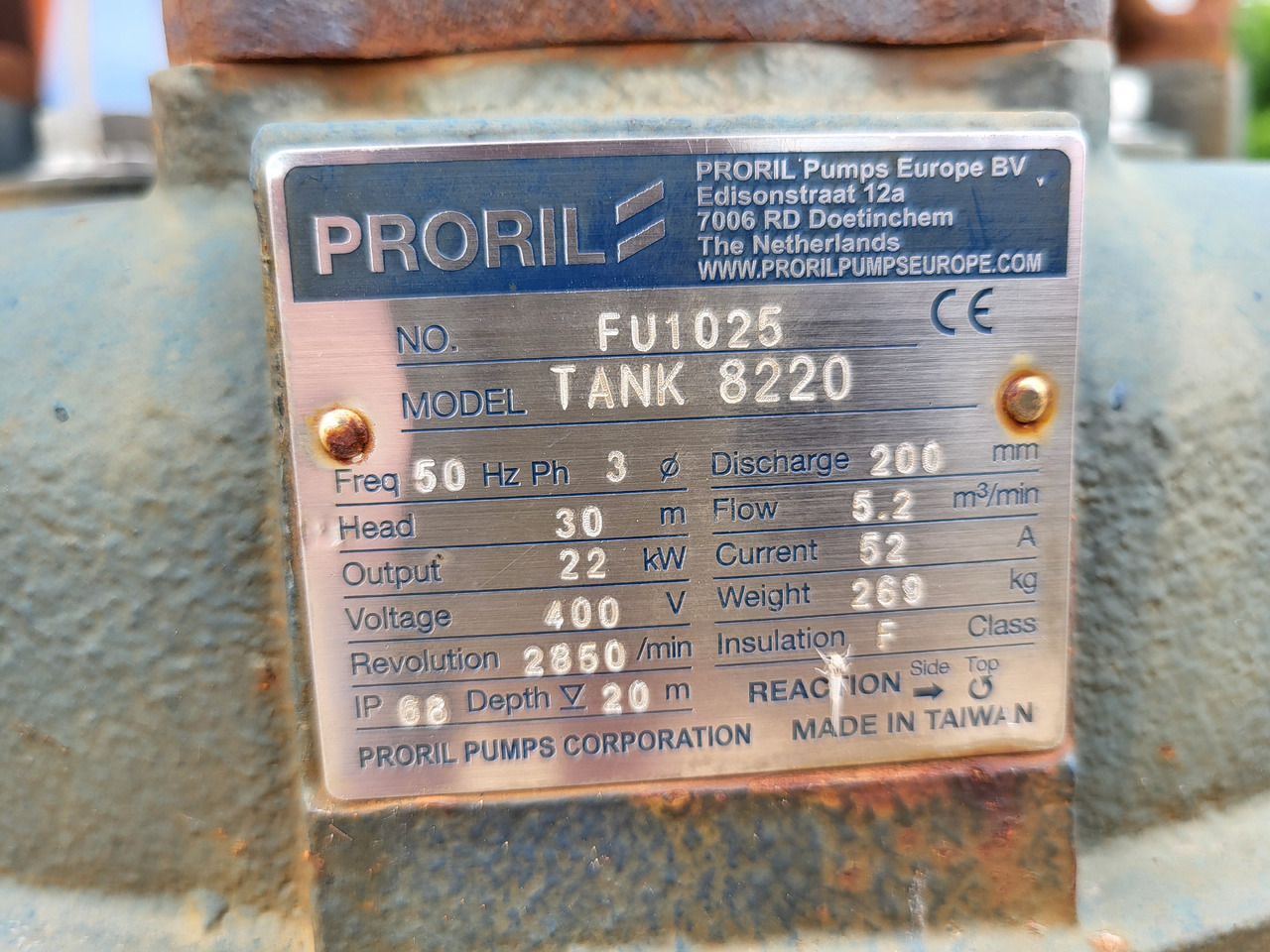 Proril Tank 8220 - Pumpa za vodu: slika 4 Proril Tank 8220 - Pumpa za vodu: slika 4