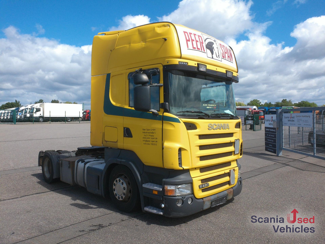 SCANIA R 420 LA4x2MEB Volumen MEGA Jumbo Vollluft - Tegljač: slika 1 SCANIA R 420 LA4x2MEB Volumen MEGA Jumbo Vollluft - Tegljač: slika 1