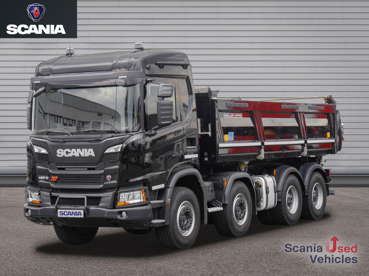SCANIA G 460 B8x4HZ XT - Meiller D421 / Bordmatik - - Istovarivač: slika 1 SCANIA G 460 B8x4HZ XT - Meiller D421 / Bordmatik - - Istovarivač: slika 1