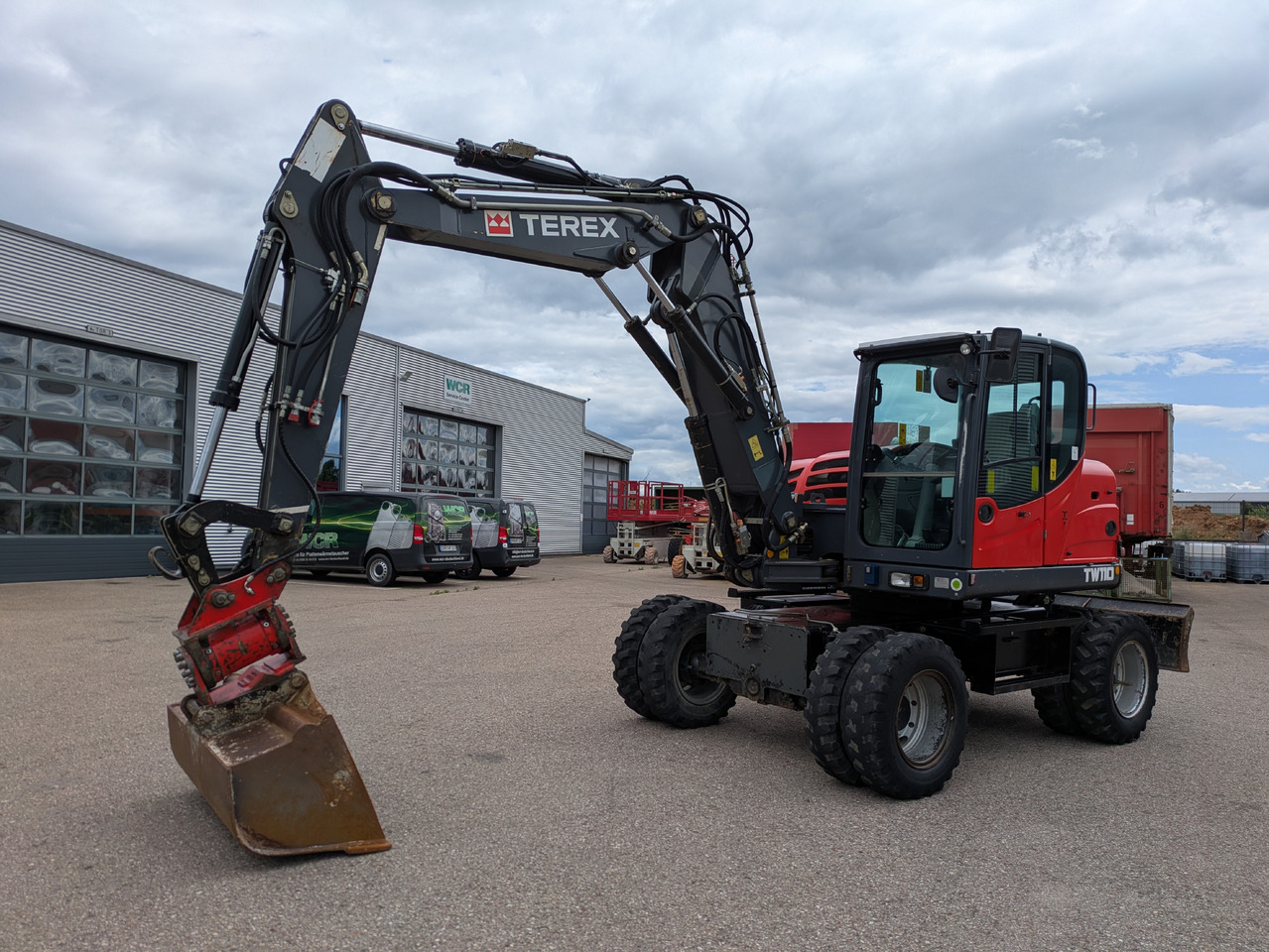 TEREX TW110 Mobilbagger Powertilt Rußpartikelfilter - Bager točkaš: slika 1 TEREX TW110 Mobilbagger Powertilt Rußpartikelfilter - Bager točkaš: slika 1