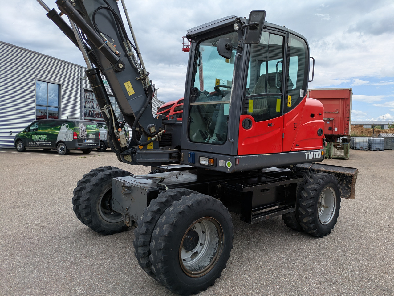 TEREX TW110 Mobilbagger Powertilt Rußpartikelfilter - Bager točkaš: slika 2 TEREX TW110 Mobilbagger Powertilt Rußpartikelfilter - Bager točkaš: slika 2