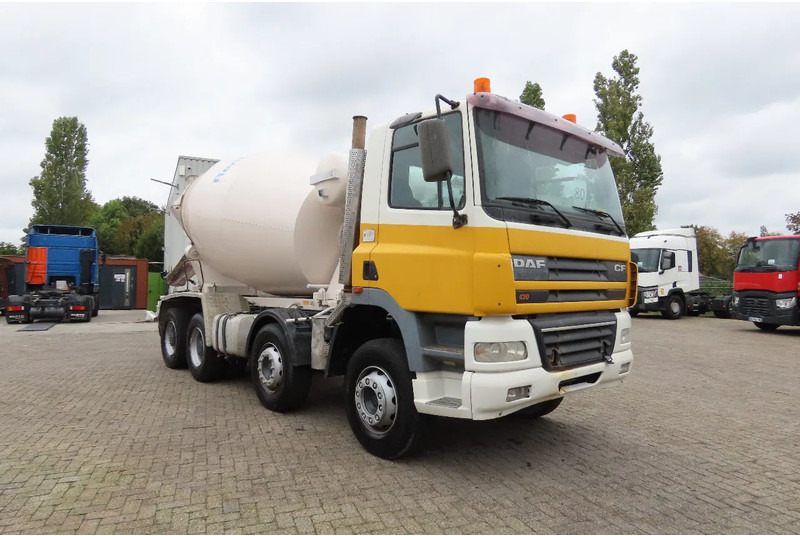 DAF CF 430 8x4, full spring ! Great condition - Mikser za beton: slika 1 DAF CF 430 8x4, full spring ! Great condition - Mikser za beton: slika 1