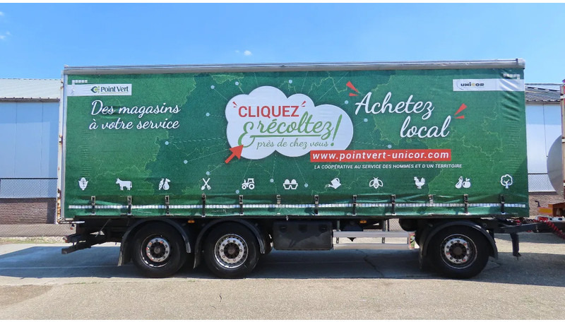 Lecitrailer 27000 kg! Liftaxel, 3 axel BPW, Edscha - Prikolica sa ceradom: slika 1 Lecitrailer 27000 kg! Liftaxel, 3 axel BPW, Edscha - Prikolica sa ceradom: slika 1