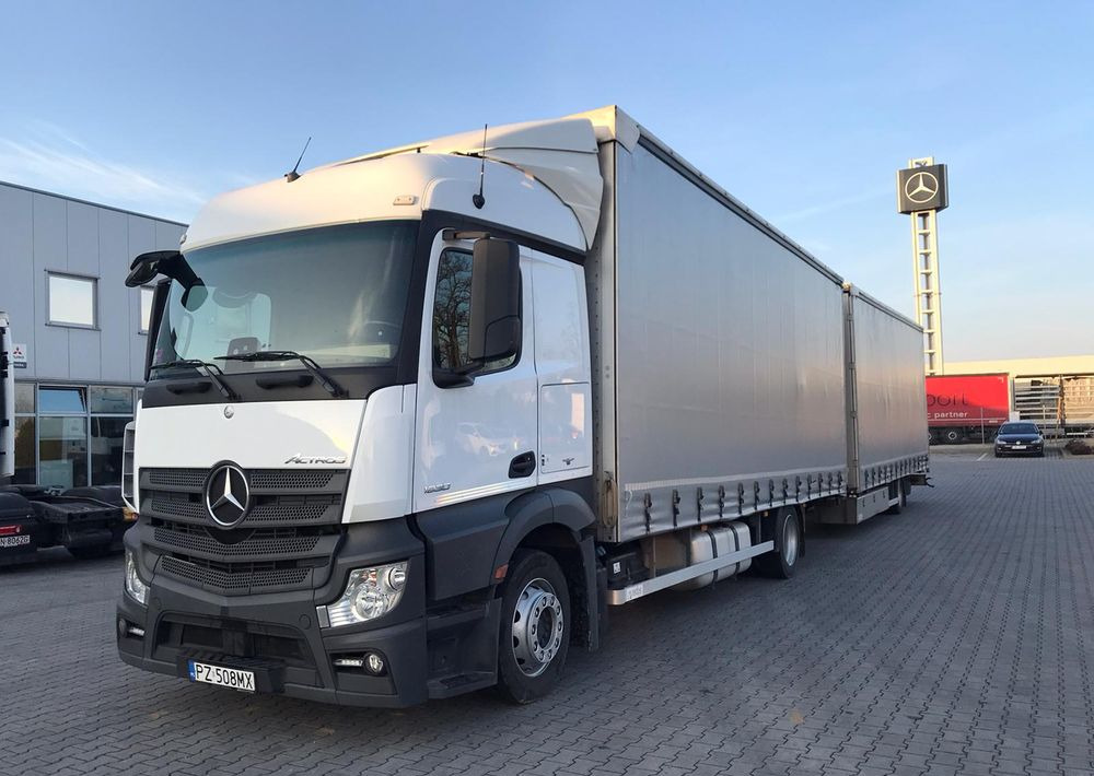 Mercedes-Benz Actros 1830 LnR - Kamion sa ceradom: slika 1 Mercedes-Benz Actros 1830 LnR - Kamion sa ceradom: slika 1