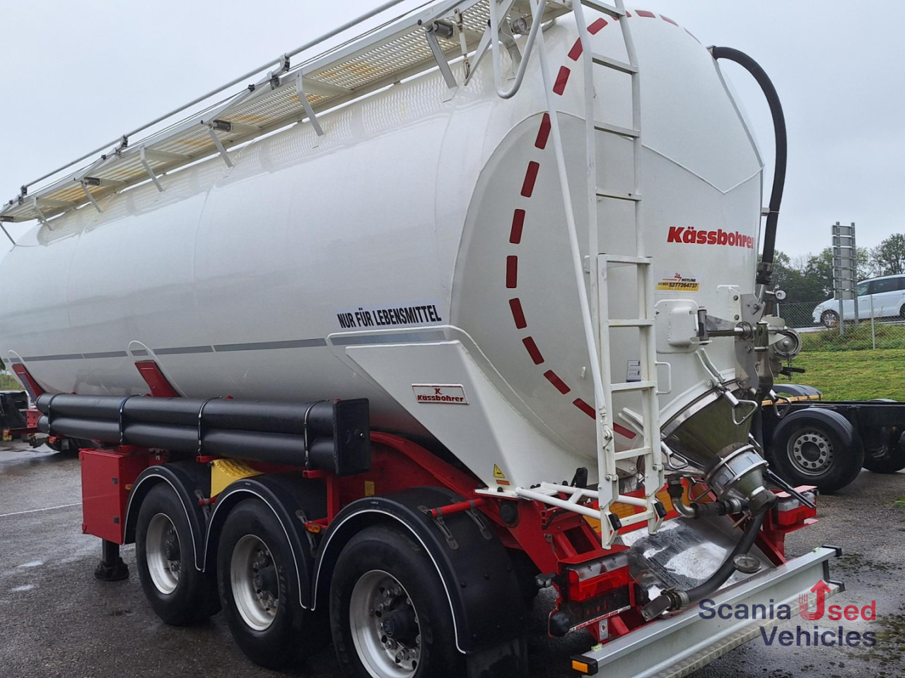 KAESSBOHRER Lebensmitteltank Kippbar SSK 40XS Neuwertig !! - Silo cisterna: slika 1 KAESSBOHRER Lebensmitteltank Kippbar SSK 40XS Neuwertig !! - Silo cisterna: slika 1